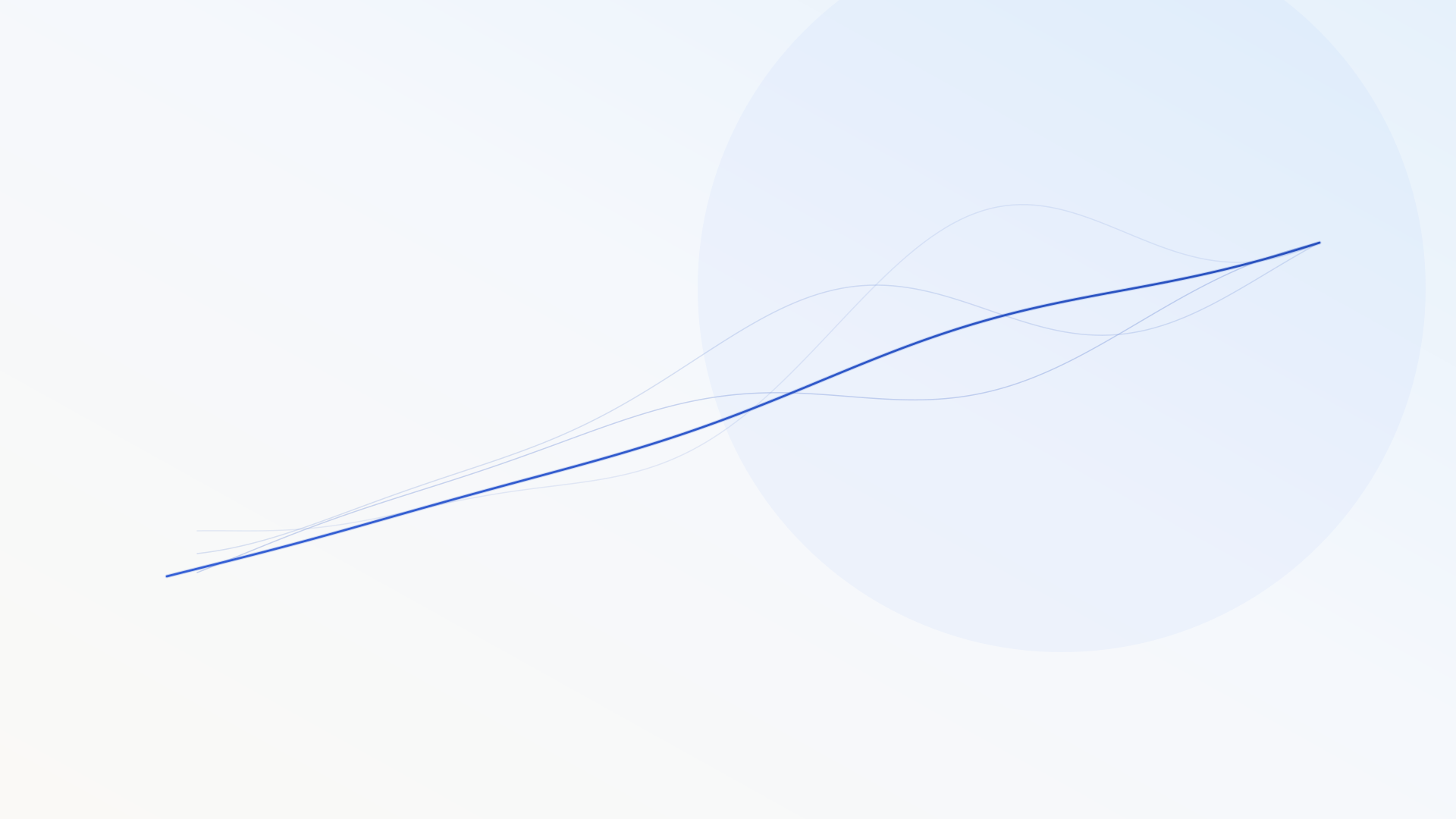 Several attempts at a rising line, each one slightly straighter and more confident than the last, converging toward one final smooth line — visual metaphor for consistency as a practiced skill, not a fixed trait.